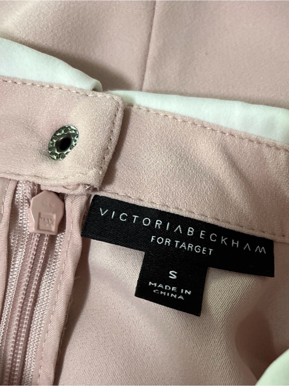 Victoria Beckham Target Pink Rabbit Collared Shift Dress - Picture 7 of 9